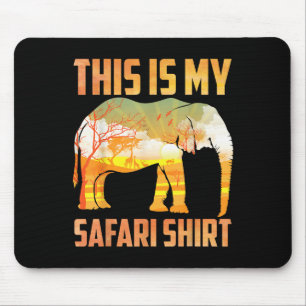Cool Safari Costume For Men Women Kids Adult Afric Mouse Pad