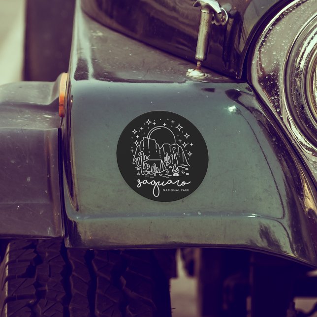 Cool Saguaro National Park Souvenir Car Magnet (Creator Uploaded)