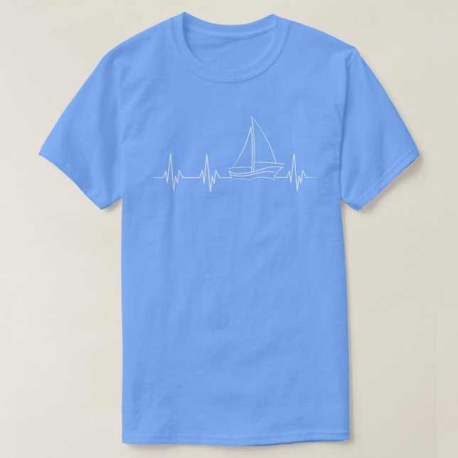 Cool Sailboat Design For Men Women Sailboat Sailin T-Shirt (Design Front)