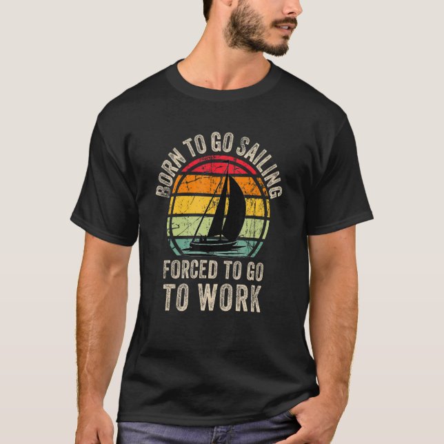 Cool Sailing Boat Graphic Sailing Yacht Men Women T-Shirt (Front)