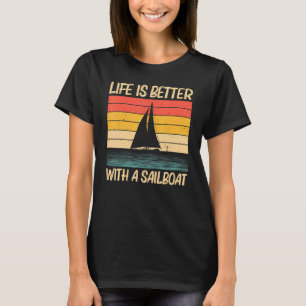 Cool Sailing For Men Women Boating Nautical Sail B T-Shirt