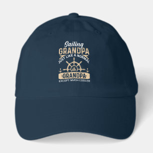 Cool sailing Grandpa word art  Hat
