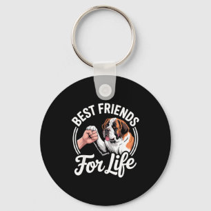 Cool Saint Bernard Costume For Men Women St. Berna Keychain