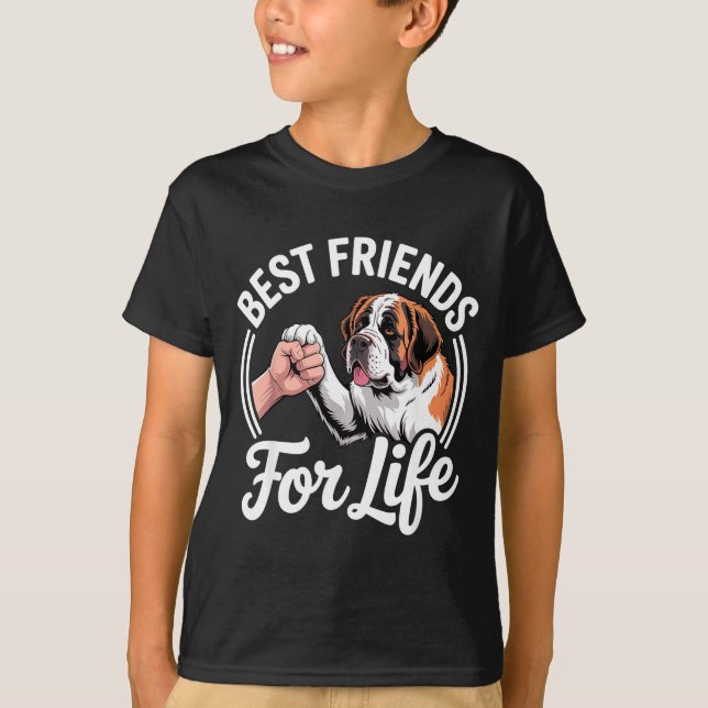Cool Saint Bernard Costume For Men Women St. Berna T-Shirt (Front)