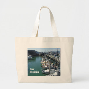 Cool San Francisco Docks Large Tote Bag