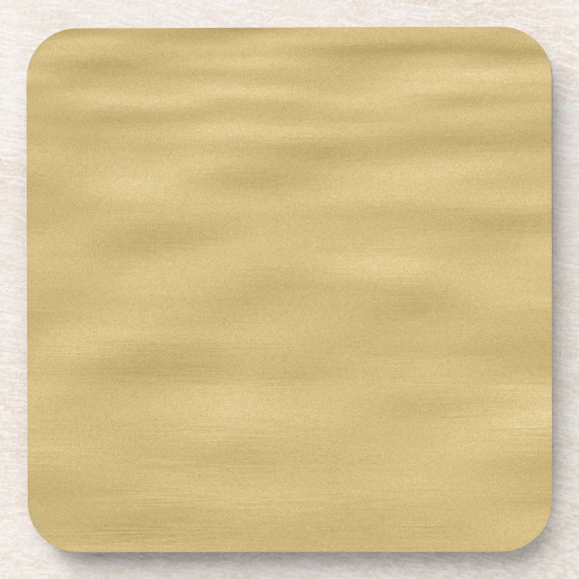 Cool Sandy Beach Look Beverage Coaster (Front)