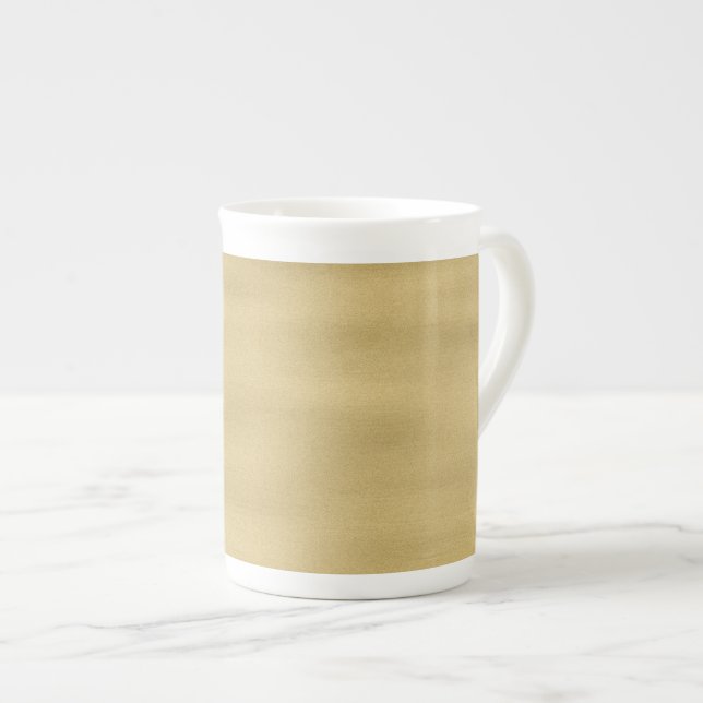 Cool Sandy Beach Look Bone China Mug (Front Right)
