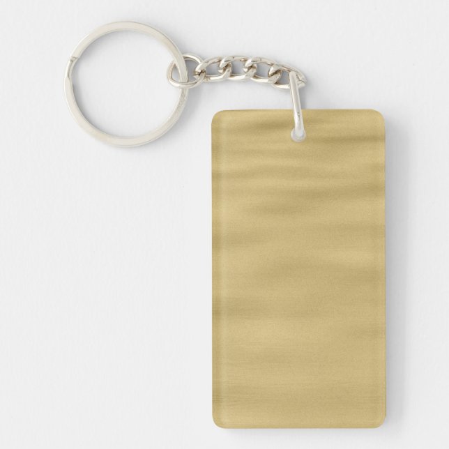 Cool Sandy Beach Look Keychain (Front)