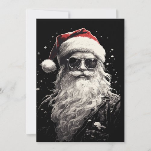 Cool Santa Christmas Card