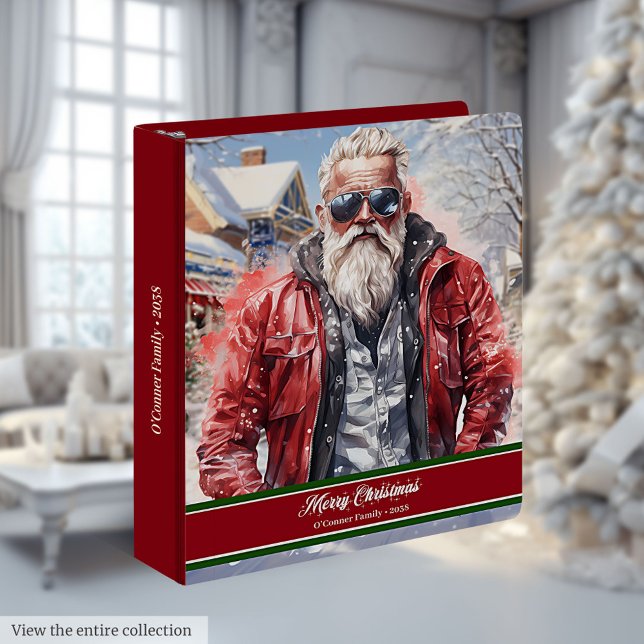Cool Santa Claus Ring Binder Christmas Memories (Cool Santa Claus Ring Binder Christmas Memories)
