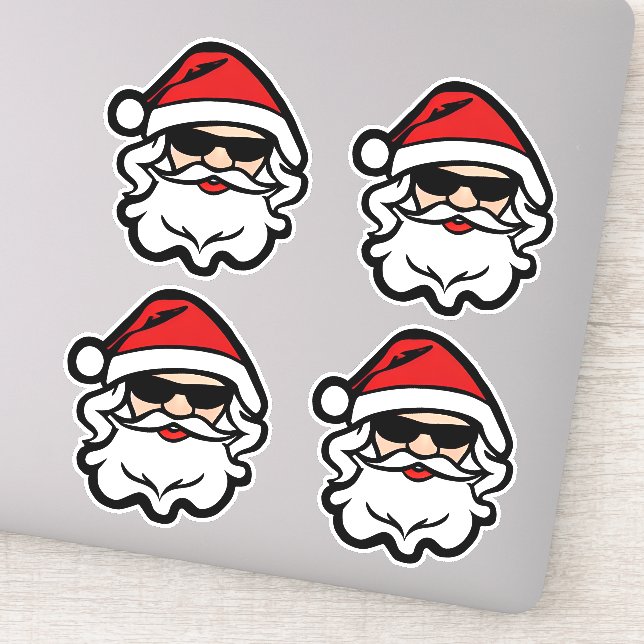 Cool Santa Sticker (Detail)