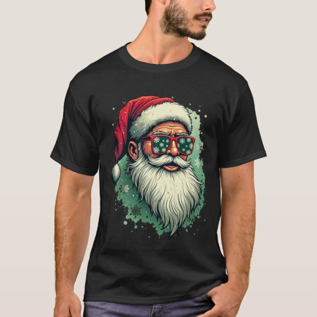 Cool Santa Vibes T-Shirt (Front)
