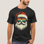Cool Santa with Retro Sunglasses  T-Shirt