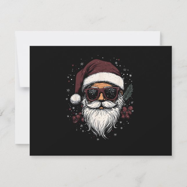 Cool Santa with Sunglasses Christmas (Front)
