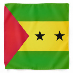 Cool Sao Tome And Principe Flag Fashion Bandana