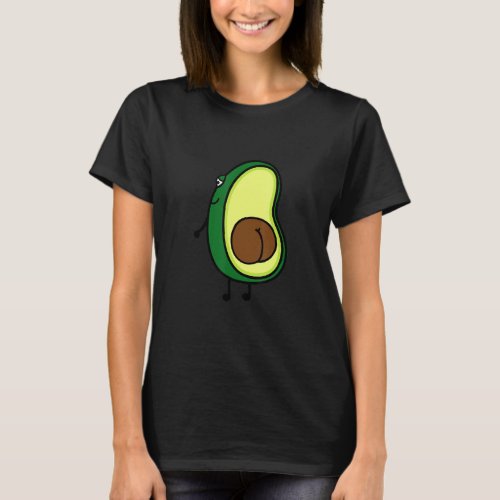 Cool   Sarcastic Avocado Butt   Graphic Designs T_Shirt
