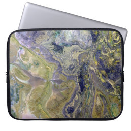 Cool Satellite Color Image Laptop Sleeve