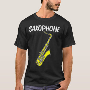Cool Saxophone For Men Women Jazz Player Marching T-Shirt
