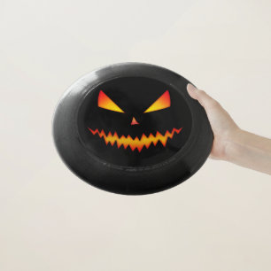 Cool scary Jack O'Lantern face Halloween Wham-O Frisbee