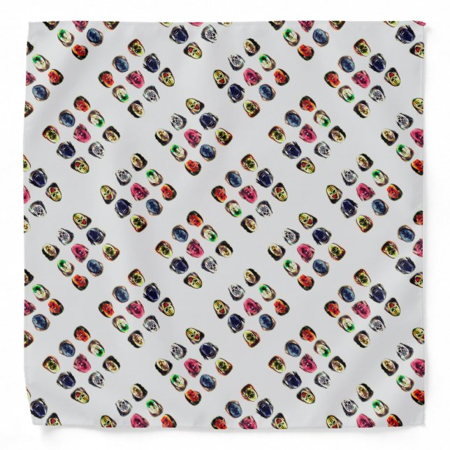 Cool Scary Masks  Bandana (Front)
