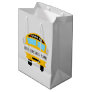 cool School bus driver add name Medium Gift Bag