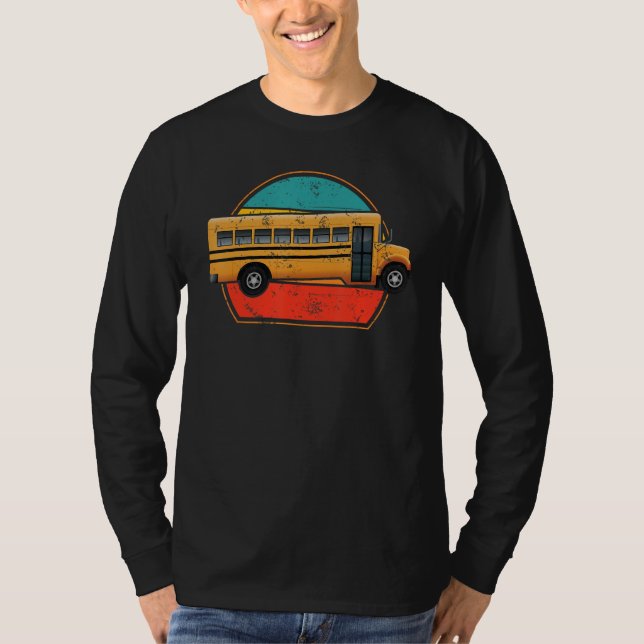 Cool School Bus Driver Costume For Men And Women V T-Shirt (Front)