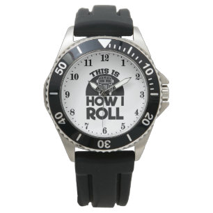 Cool School Bus Driver roll word art Watch