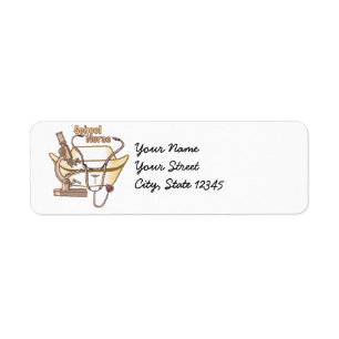 Cool School Nurse address Labels