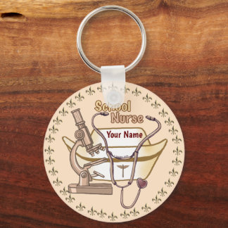 Cool School Nurse keychain