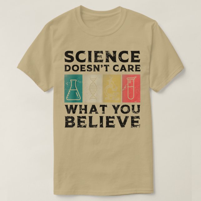 Cool Science Art For Men Women Scientist Science L T-Shirt (Design Front)