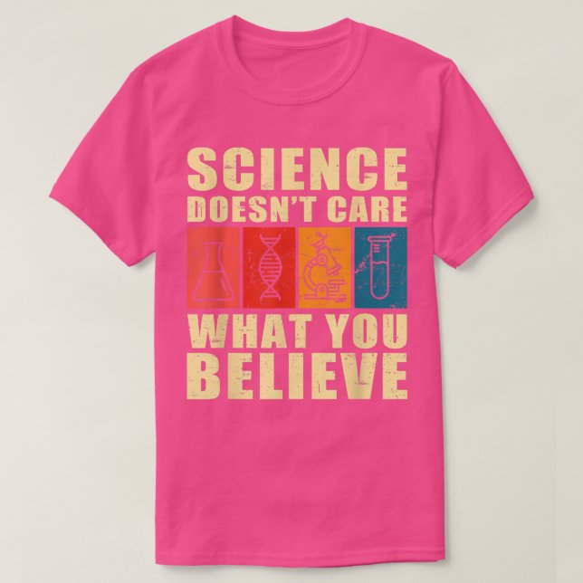 Cool Science Art For Men Women Scientist Science L T-Shirt (Design Front)
