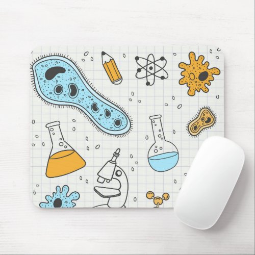 Cool science Geek biology art Mouse Pad