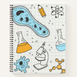 Cool science Geek biology art Notebook