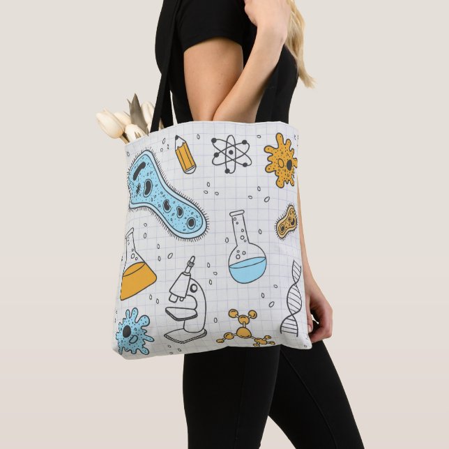 Cool science Geek biology art Tote Bag (Close Up)