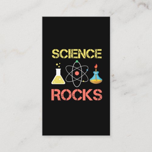 Cool Science Lab Experiments Physicsts Chemistry Business Card