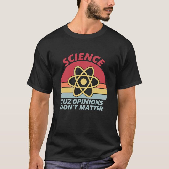 Cool Science Nerd Funny Science Vintage T-Shirt (Front)