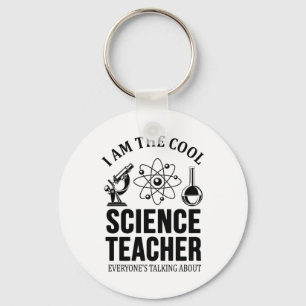 Cool Science Teacher Keychain