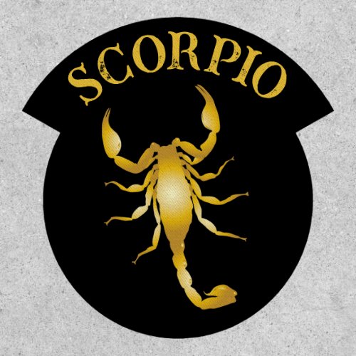 Cool Scorpio Star Sign Patch