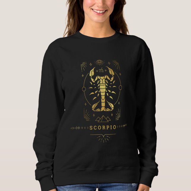 Cool Scorpio Zodiac Sign Novelty Graphic Tees & Co (Front)