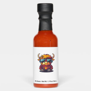 Cool Scottish Highland Cow Classic T-Shirt Hot Sauces