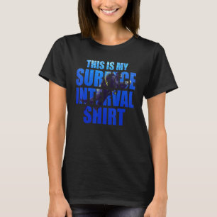Cool Scuba Diving Shirt In Super Vintage Style