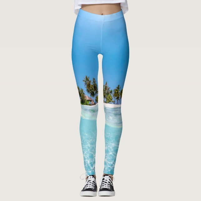 Cool Sea Animals Leggings (Front)