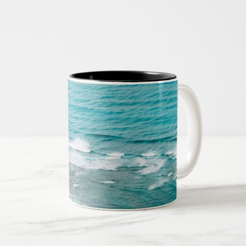 Cool Sea Animals Two_Tone Coffee Mug