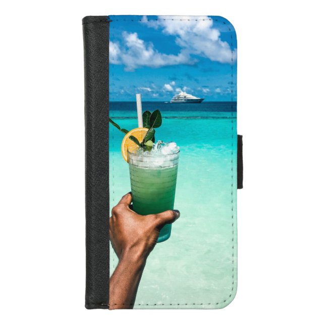 Cool Sea Creatures iPhone Wallet Case (Front)