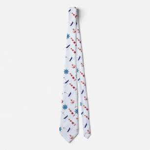 Cool Sea Symbols Neck Tie