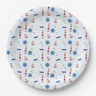 Cool Sea Symbols Paper Plates