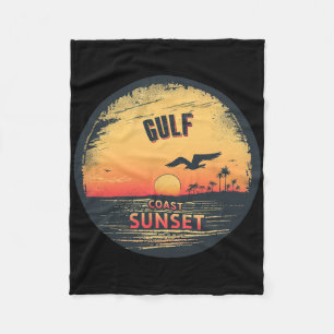 Cool Seabird With Gulf Coast Costume For Sunset Lo Fleece Blanket