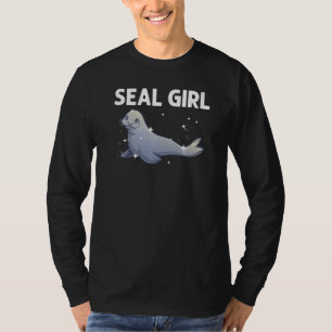 Cool Seal For Girls Kid Sea Lion Animal  Harp Seal T-Shirt