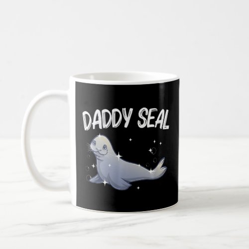 Cool Seal For Men Dad Sea Lion Animal  Harp Seals  Coffee Mug