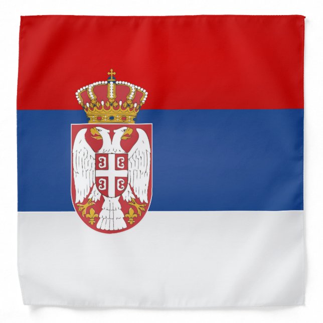 Cool Serbia Flag Fashion Bandana (Front)
